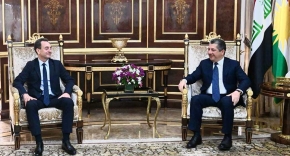 رئيس حكومة إقليم كوردستان يستقبل السفير الفرنسي لدى العراق