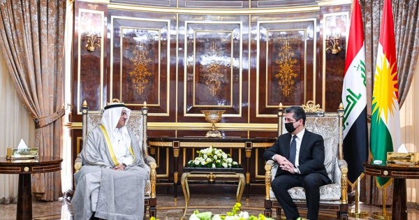 رئيس حكومة إقليم كوردستان يستقبل القنصل الكويتي