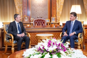 رئيس إقليم كوردستان يستقبل سفير السويد