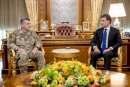 رئيس إقليم كوردستان يستقبل قائد قوات التحالف الدولي في العراق وسوريا