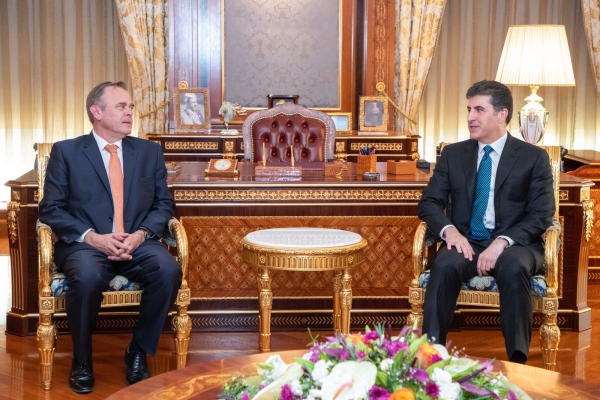 رئيس إقليم كوردستان يستقبل سفير هولندا في العراق