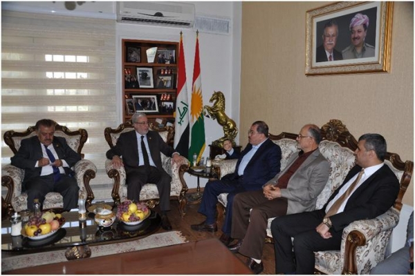 د.بشير حداد نائب رئيس مجلس النواب العراقي يزور ممثلية حكومة أقليم كوردستان في طهران .