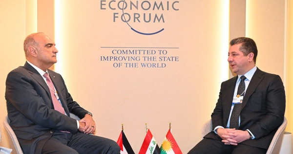 رئيس حكومة إقليم كوردستان يلتقي رئيس الوزراء الأردني