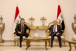 رئيس اقليم كوردستان ورئيس الجمهورية يتباحثان حول وضع البلد