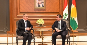 رئيس حكومة إقليم كوردستان يستقبل السفير الإيطالي لدى العراق