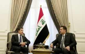 الرئيس نيجيرفان بارزانى يجتمع مع رئيس وزراء العراق