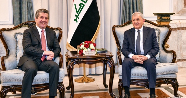 رئيس حكومة إقليم كوردستان يجتمع مع رئيس جمهورية العراق