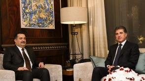 President Nechirvan Barzani meets with Prime Minister Mohammed Shia Al-Sudani