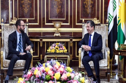 KRG Prime Minister Meets New US Consul General in Erbil