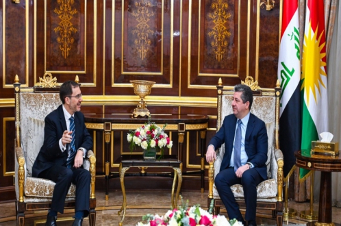 PM Masrour Barzani welcomes UK Ambassador to Iraq