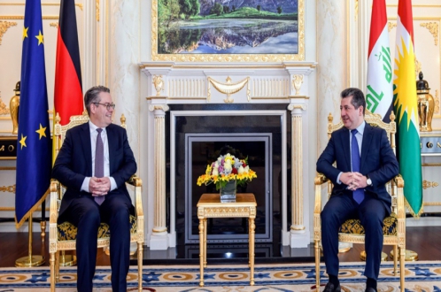 Prime Minister Barzani receives Germany's top official