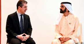 PM Masrour Barzani meets with Emirati counterpart