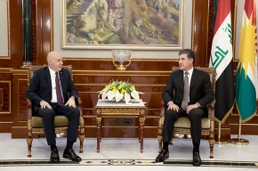 President Nechirvan Barzani meets with Turkish Ambassador