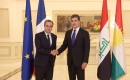 President Nechirvan Barzani meets with Minister of Armed Forces of France