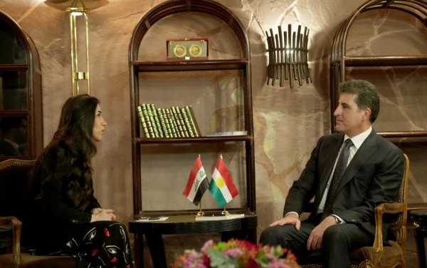 President Nechirvan Barzani meets with Yezidi activist Ms. Nadiya Murad