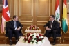 President Nechirvan Barzani meets with the UK Secretary of State for Security Affairs