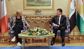 PM Barzani receives Italy’s Defence Minister