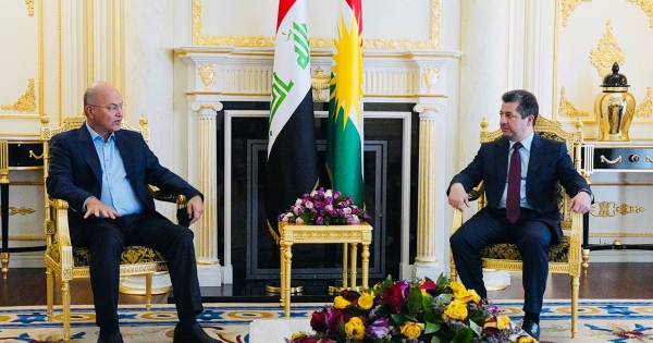 PM Masrour Barzani meets with Iraqi President