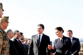 President Nechirvan Barzani welcomes President Katalin Novak of Hungary to Kurdistan Region