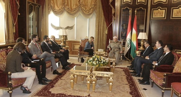President Barzani Meets United States Institute of Peace Delegation