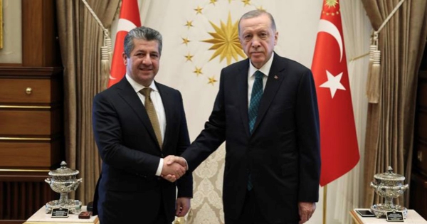 KRG Prime Minister Barzani meets with President Erdogan