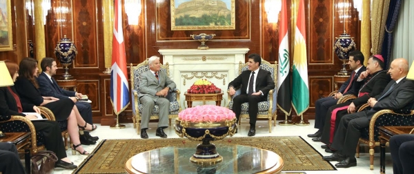 Prime Minister Barzani receives UK Minister of State for International Development