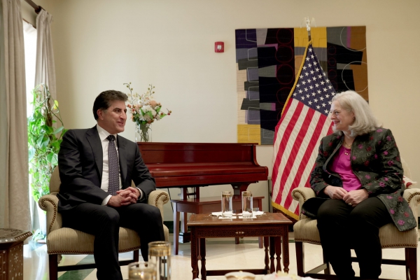 President Nechirvan Barzani meets with US Ambassador to Iraq