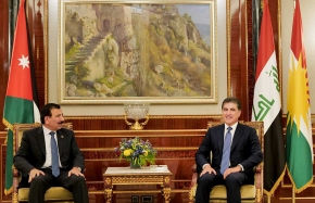 President Nechirvan Barzani receives a Jordanian delegation