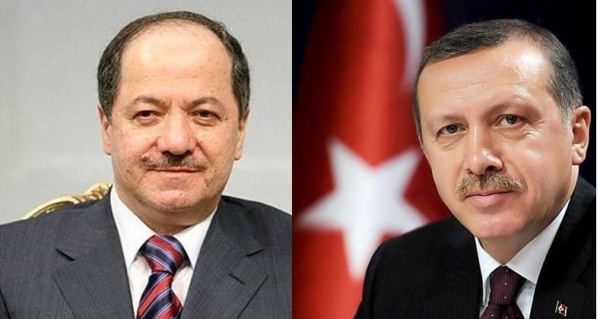 President Barzani Calls Turkish President Erdogan
