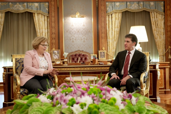 President Nechirvan Barzani meets with US Assistant Secretary of State