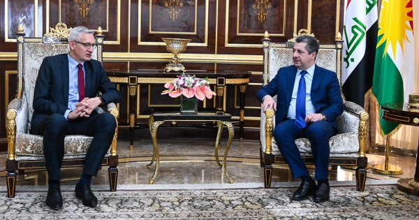 Prime Minister Masrour Barzani receives German Ambassador to Iraq