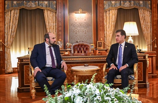 President Nechirvan Barzani welcomes new Ambassador of the Czech Republic