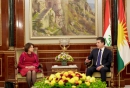 President Nechirvan Barzani meets with a high level UN delegation