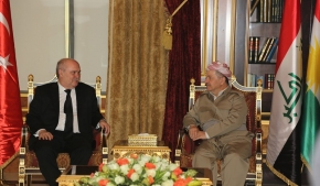 President Barzani Welcomes Turkish Foreign Minister Sinirlioğlu