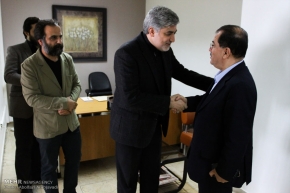 Nazem Dabbagh Visiting the Chief Executive Officer of Mehr Agency: Mehr News Agency is the Messenger of more Friendship and Intimacy for Kurdish Areas
