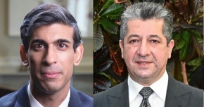 PM Masrour Barzani receives letter from UK PM Rishi Sunak