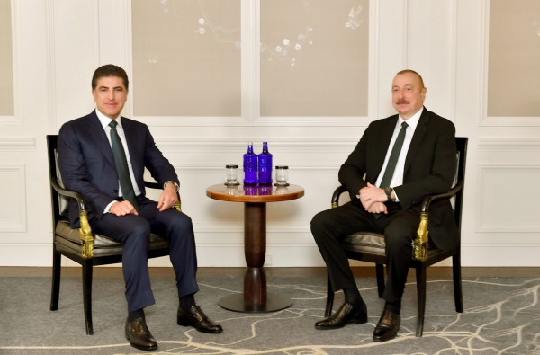 President Nechirvan Barzani meets with President Ilham Aliyev of Azerbaijan