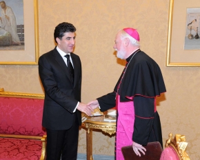 PM Barzani meets Vatican Foreign Minister