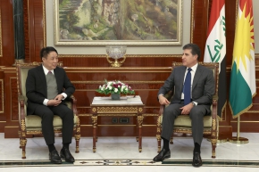 President Nechirvan Barzani receives a Chinese delegation