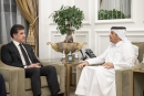 President Nechirvan Barzani meets with Foreign Minister of Qatar