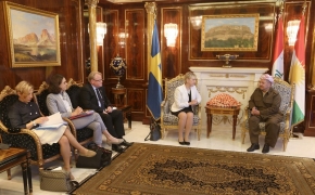 President Barzani Meets Swedish Government Delegation
