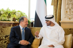 President Barzani Meets Crown Prince Mohammed bin Zayed of Abu Dhabi