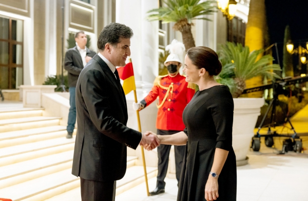 President Nechirvan Barzani receives President Katalin Novak of Hungary