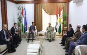 President Masoud Barzani Welcomes Hungarian FM Péter Szijjártó