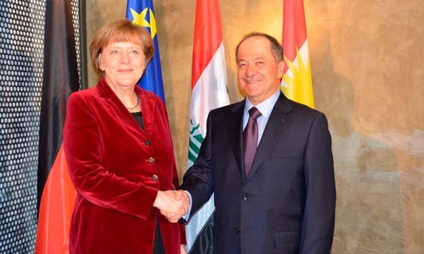 President Barzani Meets German Chancellor Merkel in Munich