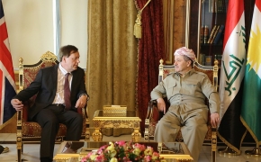 President Barzani Meets with U.K.&#039;s Ambassador to Iraq‏