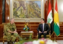 President Nechirvan Barzani meets with Admiral Sir Tony Radakin, UK Chief of Defense Staff