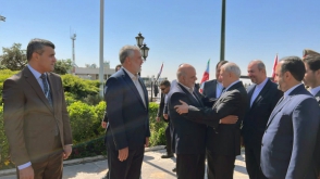 «سلام رشدی» در مراسم استقبال رسمی از رئیس جمهور و وزیر امور خارجه عراق شرکت کرد