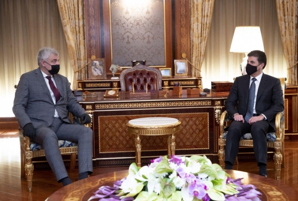 رئیس اقلیم کردستان و سفیر روسیه روابط اربیل ـ موسکو را مورد بررسی قرار دادند