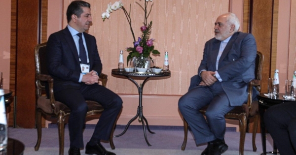 نخست‌وزیر اقلیم کردستان و وزیر امور خارجه‌ی جمهوری اسلامی ایران در مونیخ دیدار کردند